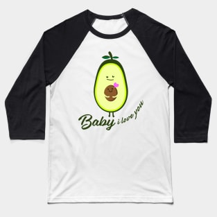 Avocado with baby Baseball T-Shirt